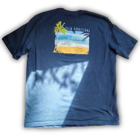 Tommy Bahama Palm Conditions T-Shirt Men’s M – Beach Graphic Tee – Excellent - Picture 1 of 8